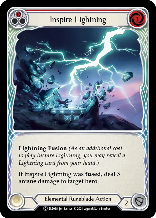Card: Inspire Lightning (red)