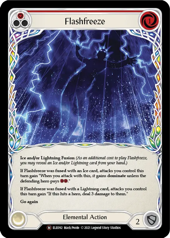 Card: Flashfreeze (red)