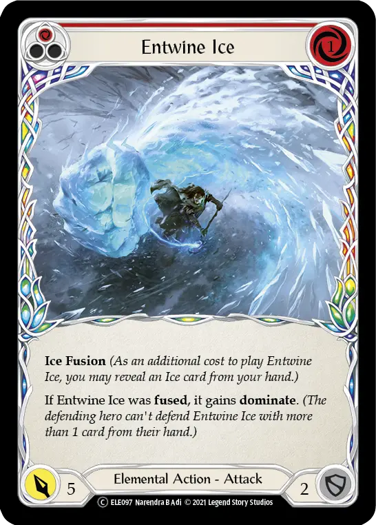 Card: Entwine Ice (red)