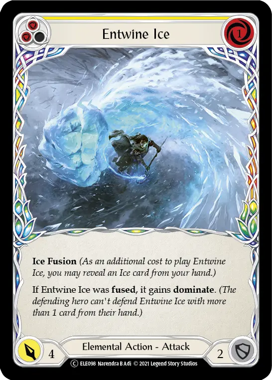 Card: Entwine Ice (yel)