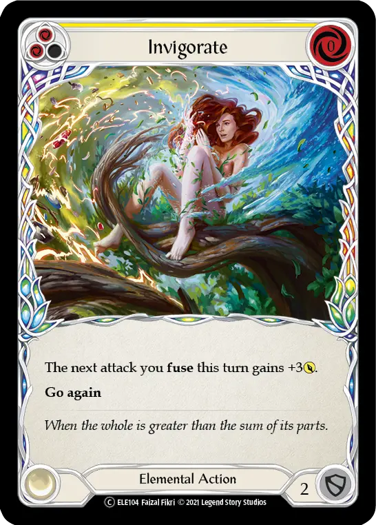 Card: Invigorate (yel)