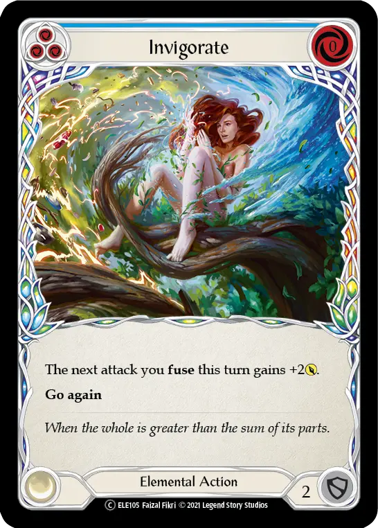 Card: Invigorate (blu)
