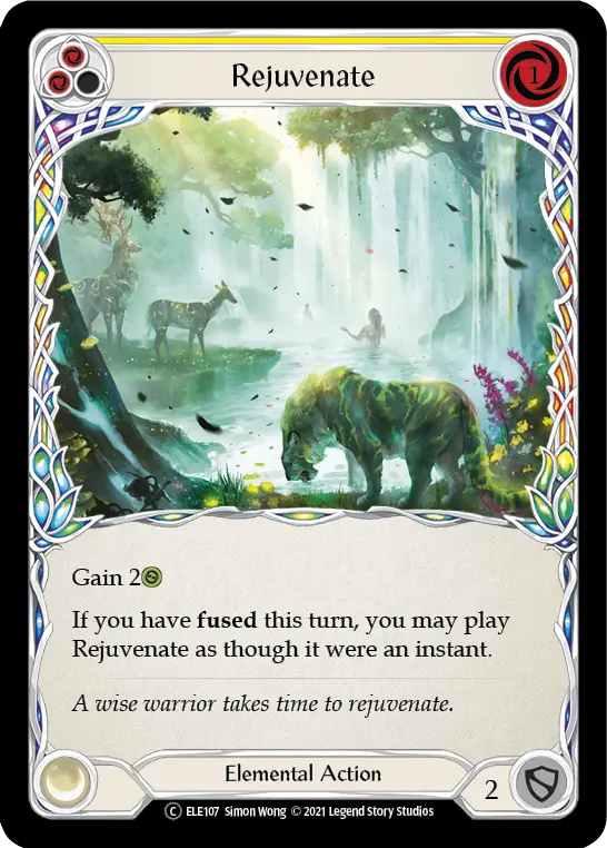 Card: Rejuvenate (yel)