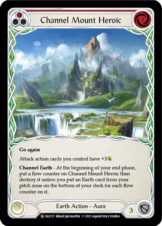 Card: Channel Mount Heroic (red)