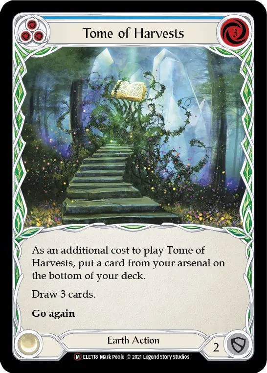 Card: Tome of Harvests (blu)