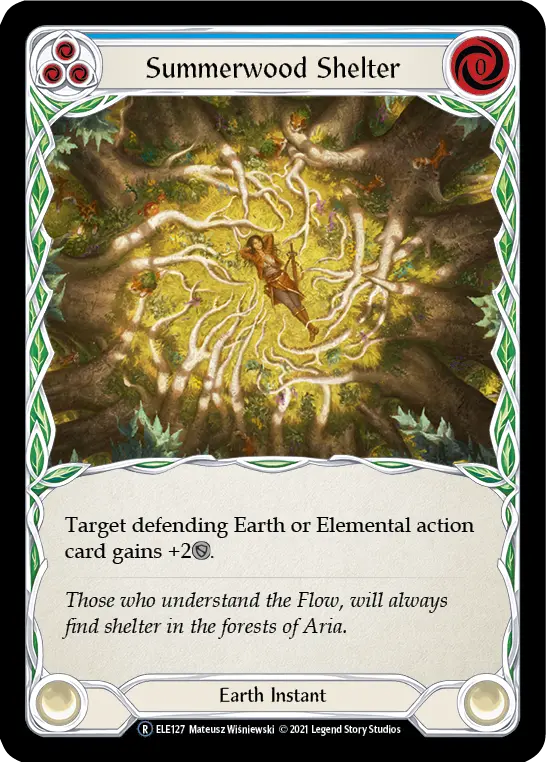 Card: Summerwood Shelter (blu)