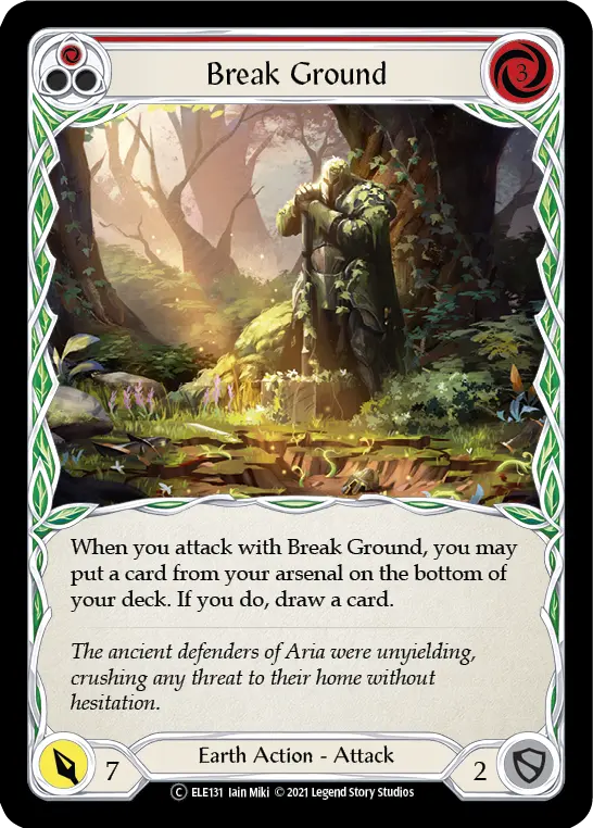 Card: Break Ground (red)