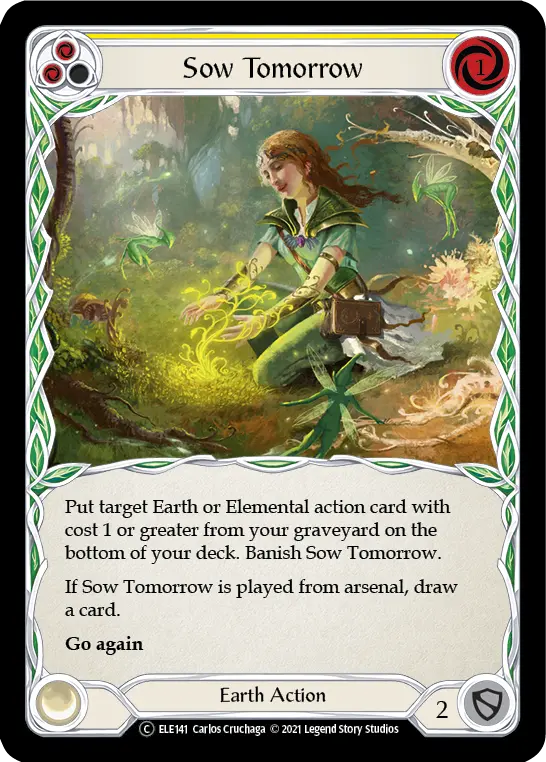 Card: Sow Tomorrow (yel)