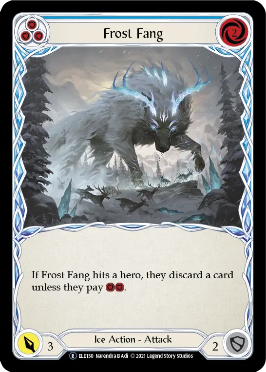 Card: Frost Fang (blu)