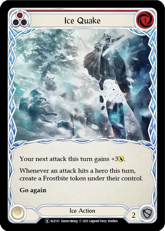 Card: Ice Quake (red)