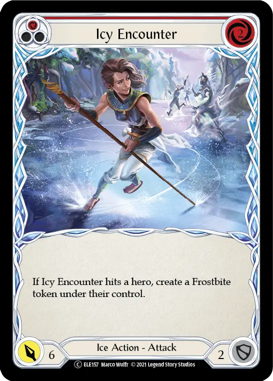 Card: Icy Encounter (red)