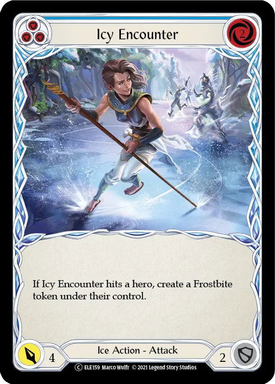 Card: Icy Encounter (blu)