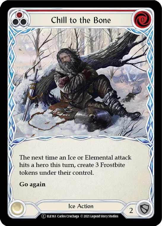 Card: Chill to the Bone (red)