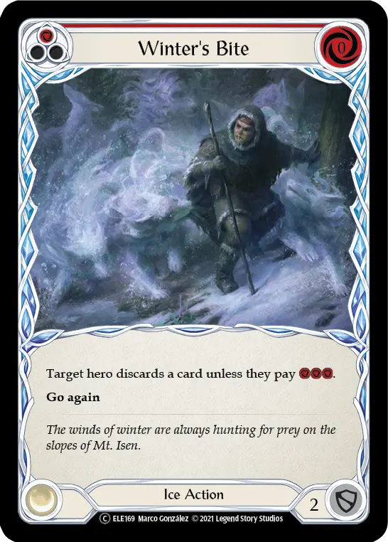 Card: Winter's Bite (red)