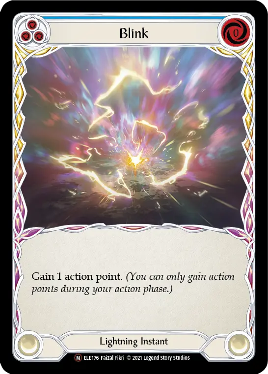 Card: Blink (blu)