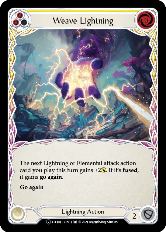 Card: Weave Lightning (yel)