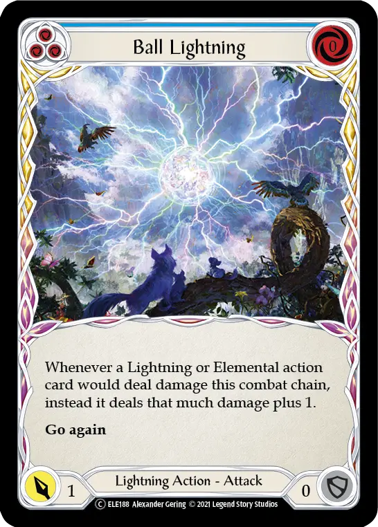 Card: Ball Lightning (blu)
