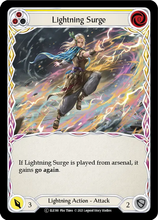 Card: Lightning Surge (yel)