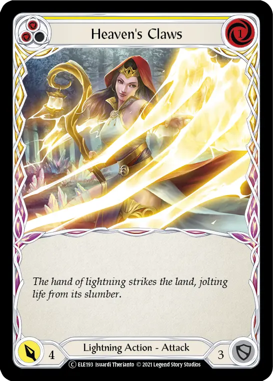 Card: Heaven's Claws (yel)