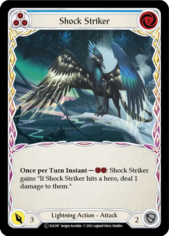 Card: Shock Striker (blu)