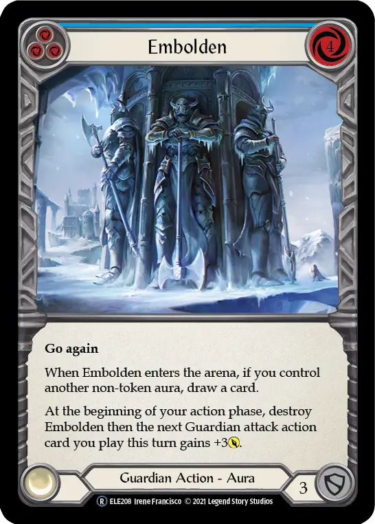 Card: Embolden (blu)