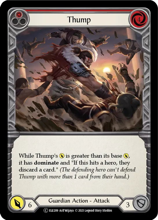 Card: Thump (red)