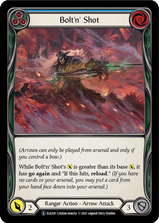 Card: Bolt'n' Shot (blu)