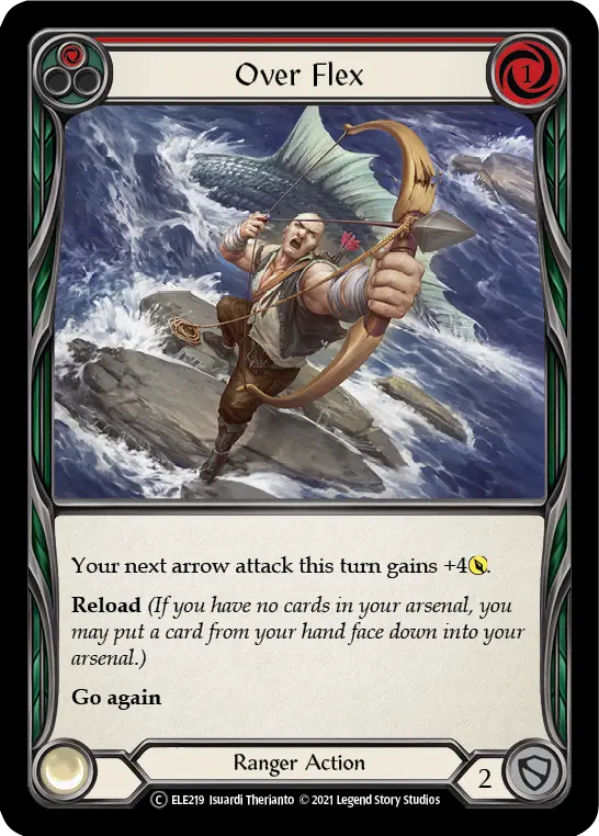 Card: Over Flex (red)