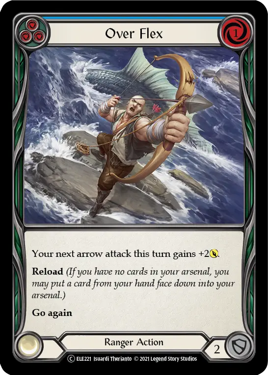 Card: Over Flex (blu)