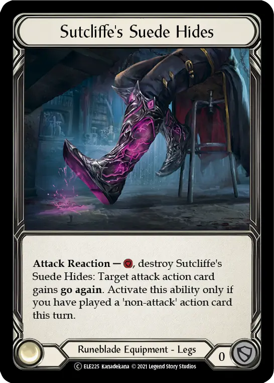 Card: Sutcliffe's Suede Hides