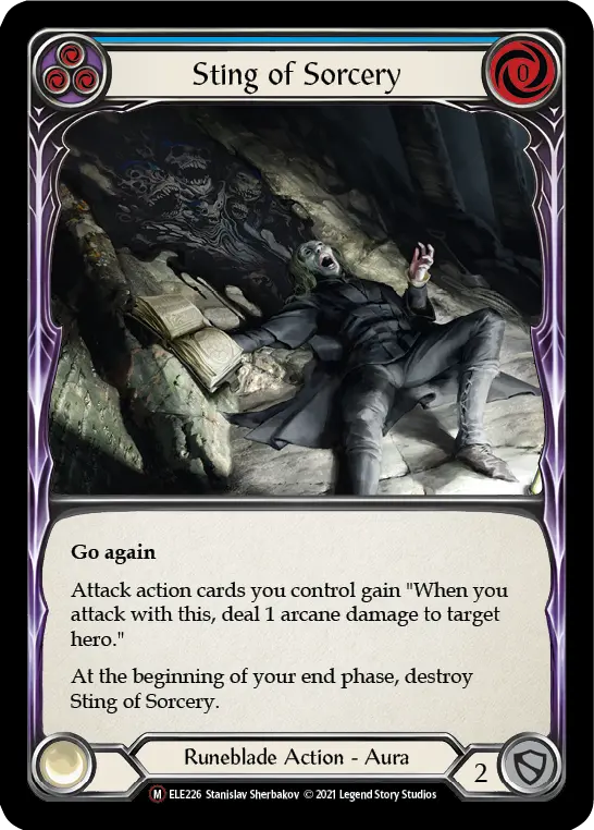Card: Sting of Sorcery (blu)