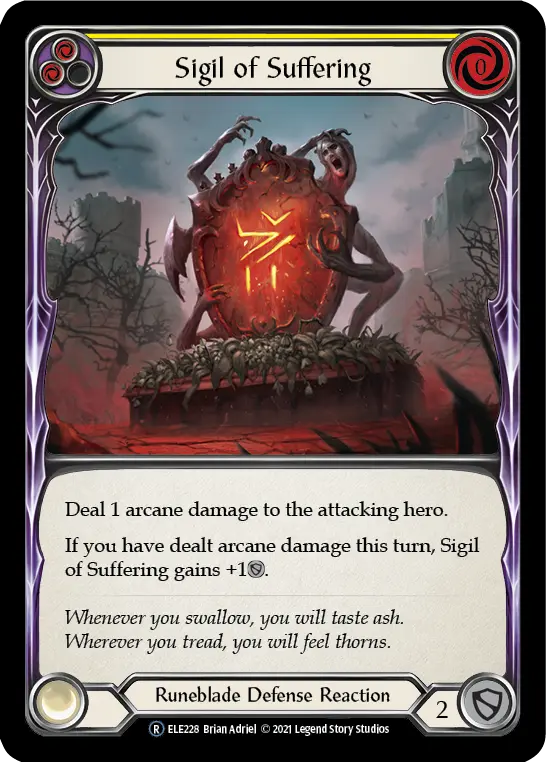 Card: Sigil of Suffering (yel)