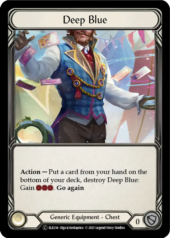Card: Deep Blue