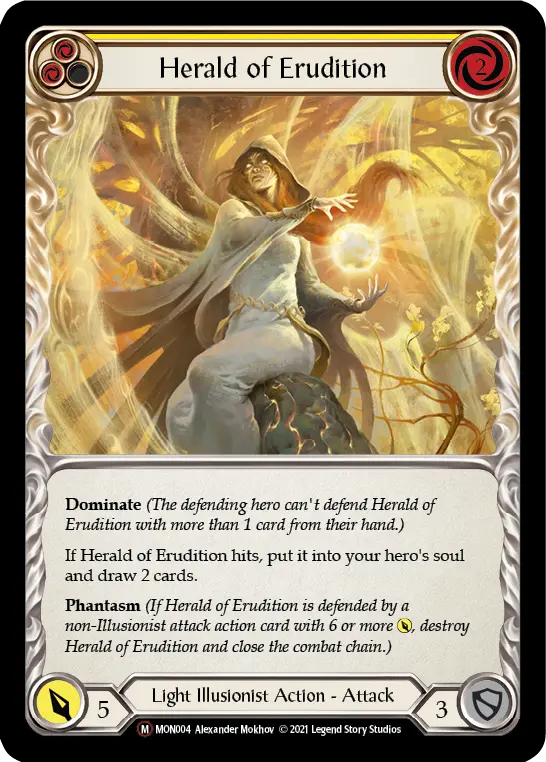 Card: Herald of Erudition (yel)