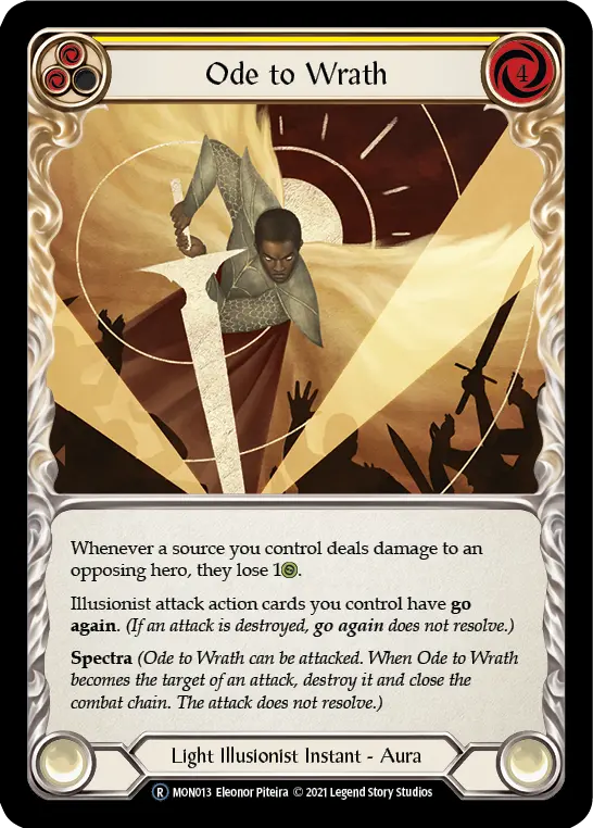 Card: Ode to Wrath (yel)