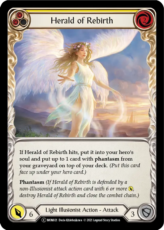 Card: Herald of Rebirth (yel)