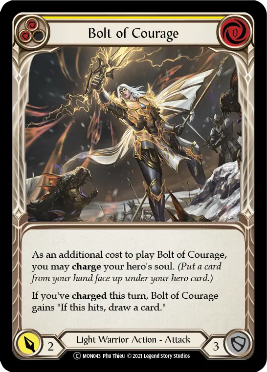 Card: Bolt of Courage (yel)