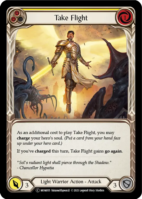 Card: Take Flight (yel)