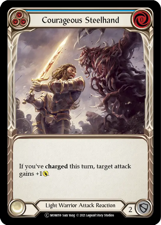 Card: Courageous Steelhand (blu)
