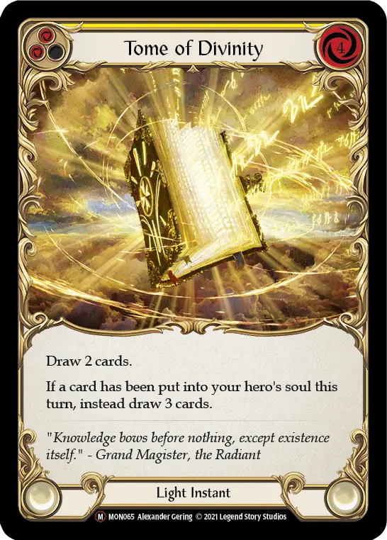 Card: Tome of Divinity (yel)