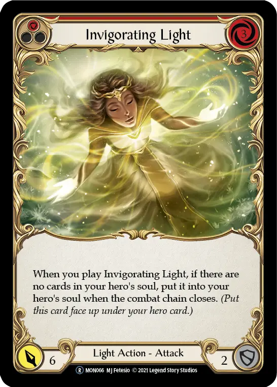 Card: Invigorating Light (red)