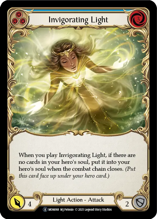Card: Invigorating Light (blu)