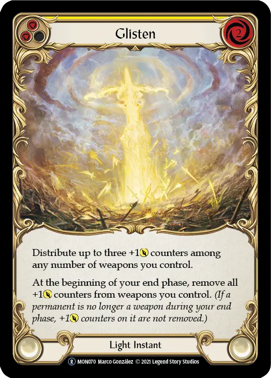 Card: Glisten (yel)