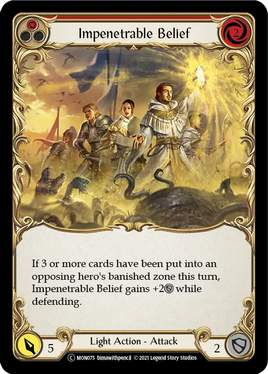 Card: Impenetrable Belief (red)