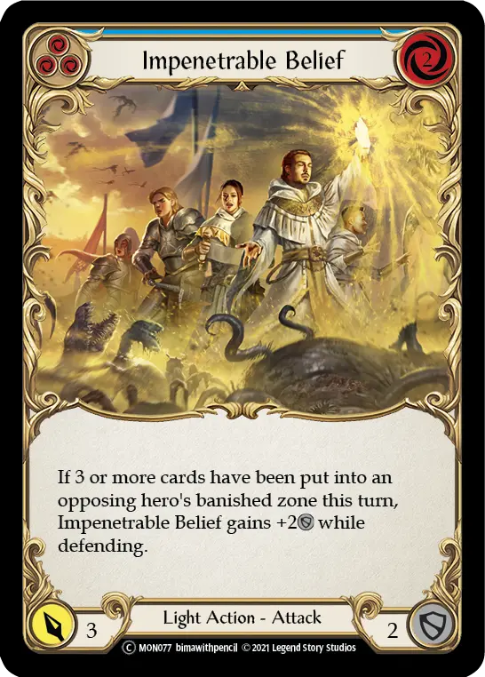 Card: Impenetrable Belief (blu)