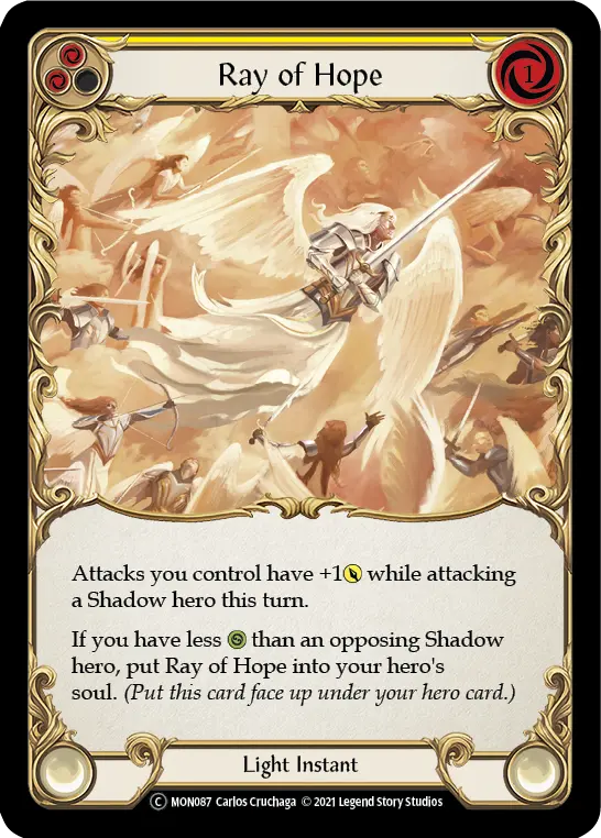 Card: Ray of Hope (yel)