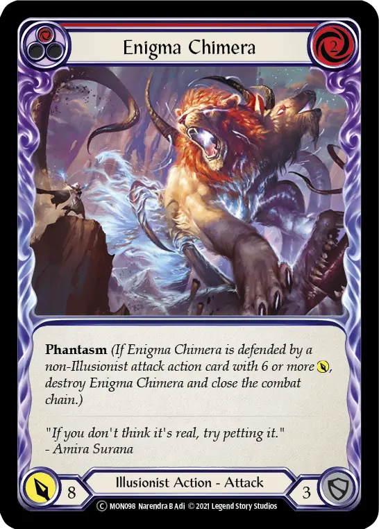 Card: Enigma Chimera (red)