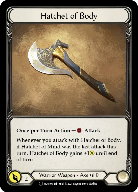 Card: Hatchet of Body
