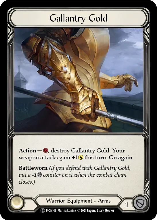 Card: Gallantry Gold