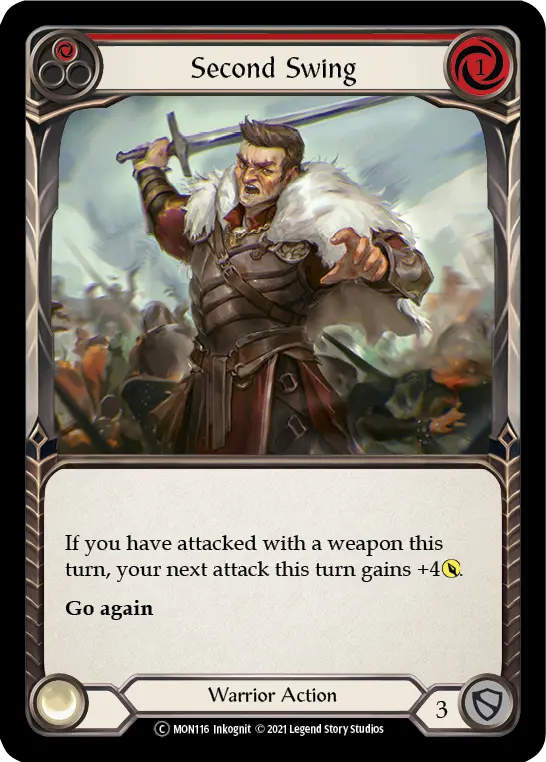 Card: Second Swing (red)